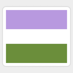 Gender queer flag Sticker